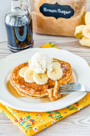 Brown Sugar Banana Pancakes