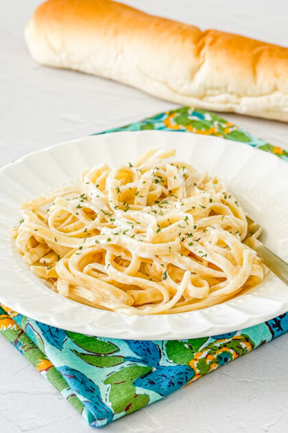Cottage Cheese Fettuccine Alfredo