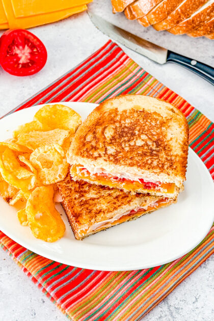 turkey and cheese melt