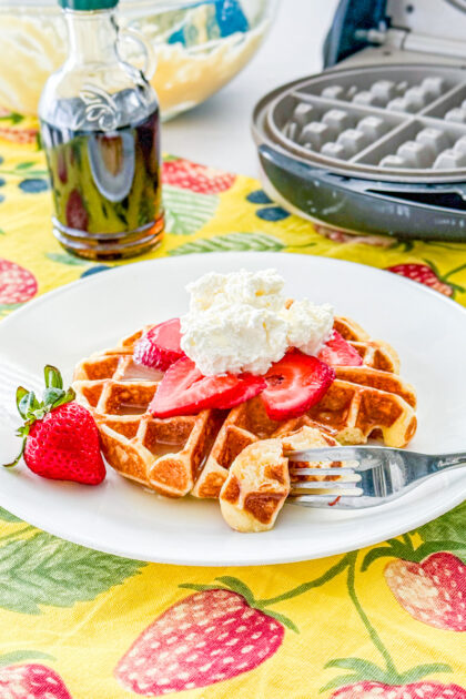 buttermilk yogurt waffles
