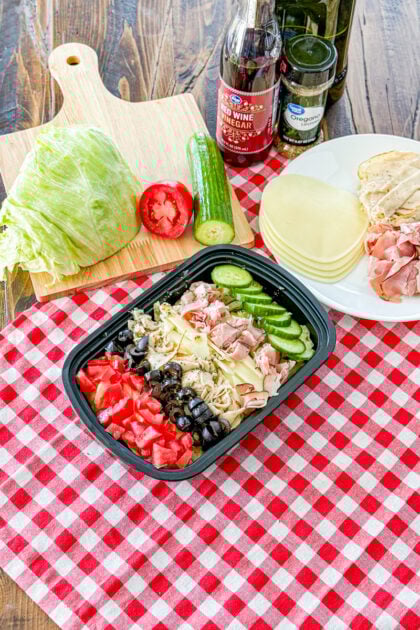 sub in a tub salad
