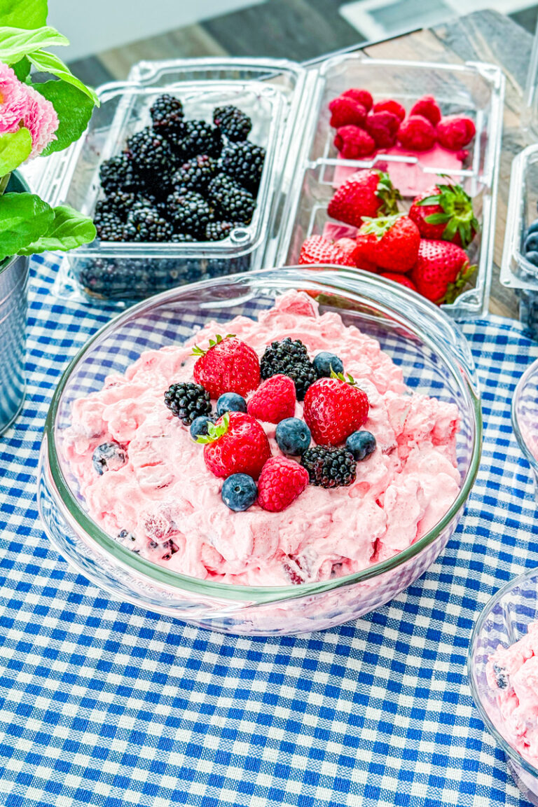 Berry Fluffy Jello Salad