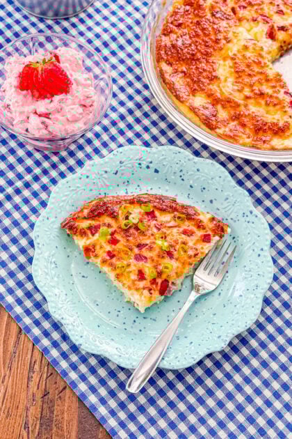 crustless quiche with cottage cheese