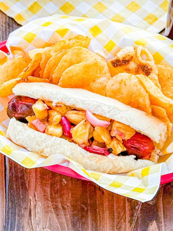 grilled hawaiian hot dogs