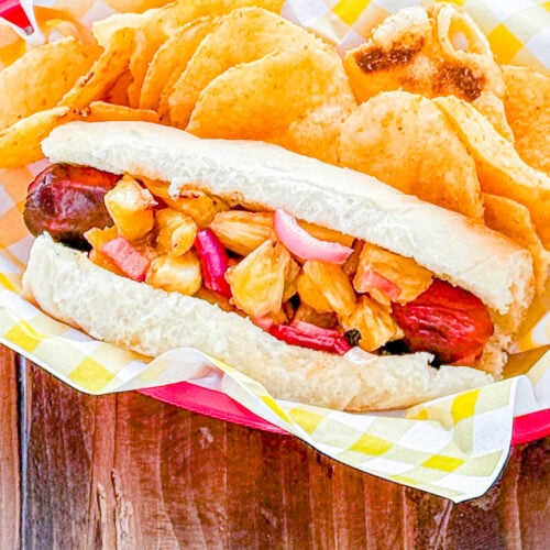 pineapple hot dogs