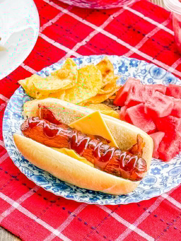 grilled western hot dogs