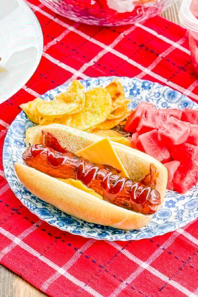 grilled western hot dogs