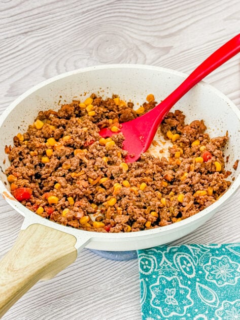 filling for ground beef quesadillas