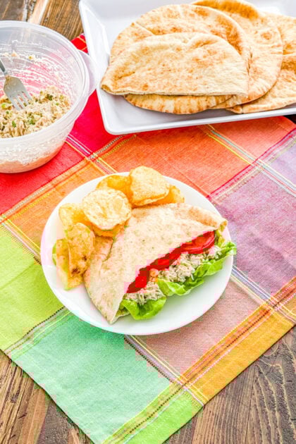 tuna salad with dill pickles