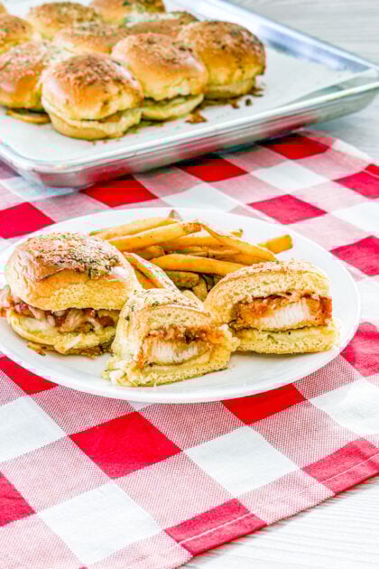 parmesan chicken sliders