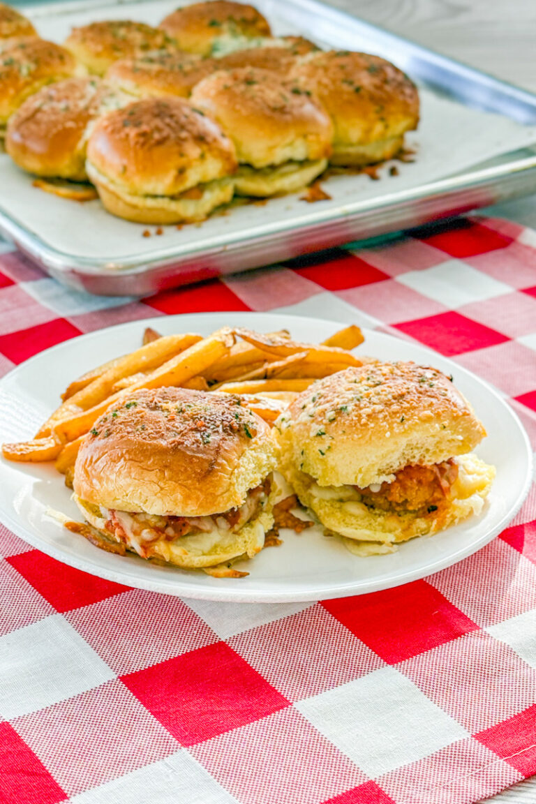 Easy Parmesan CHicken Sliders