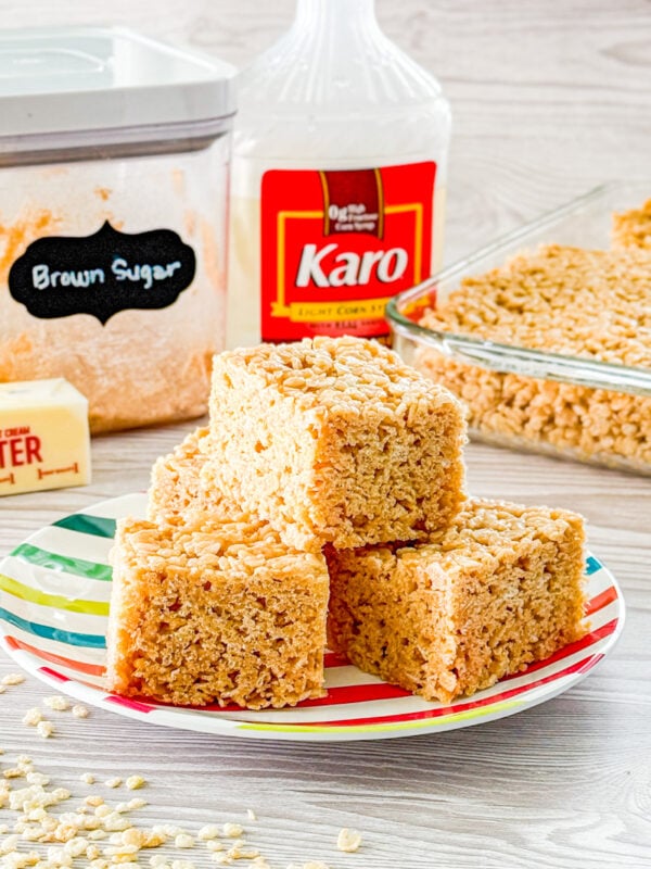 Homemade Caramel Rice Krspie Treats