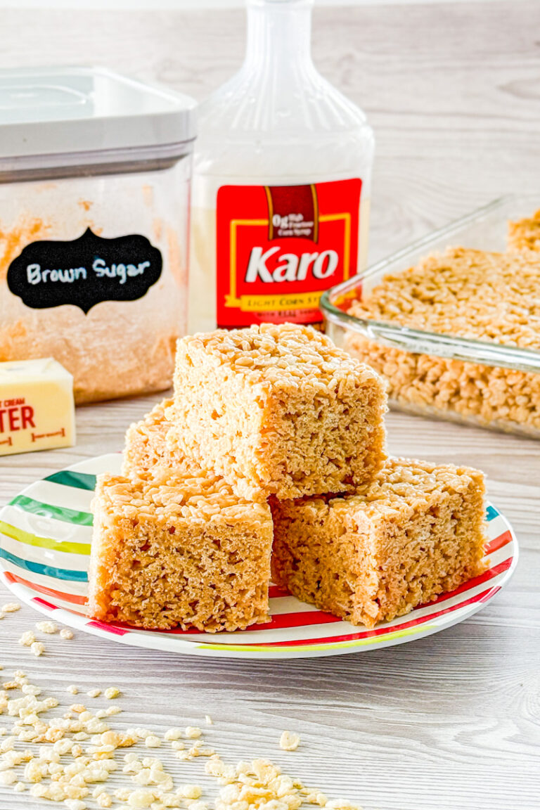 Homemade Caramel Rice Krspie Treats