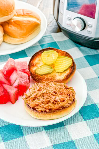 bbq chicken sandwich instant pot