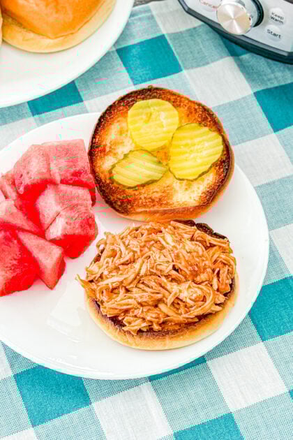 Instant Pot BBQ Chicken Sandwiches