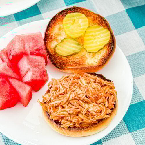 Instant Pot BBQ Chicken Sandwiches