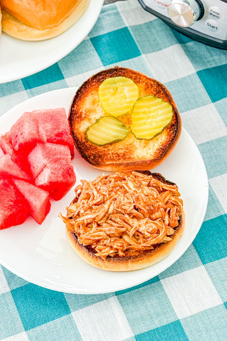 Instant Pot BBQ Chicken Sandwiches