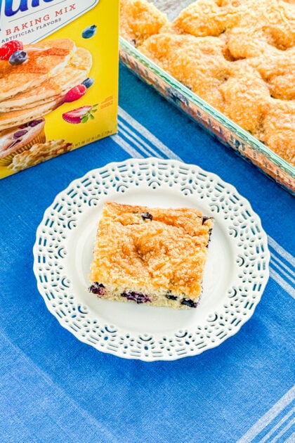 bisquick coffee cake with blueberries