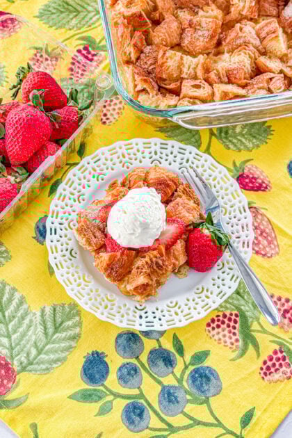 croissant bread pudding