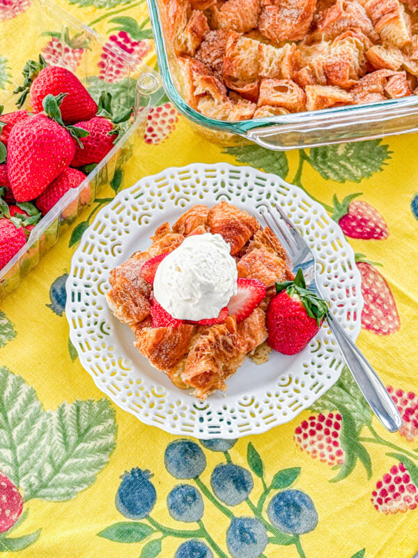 croissant bread pudding