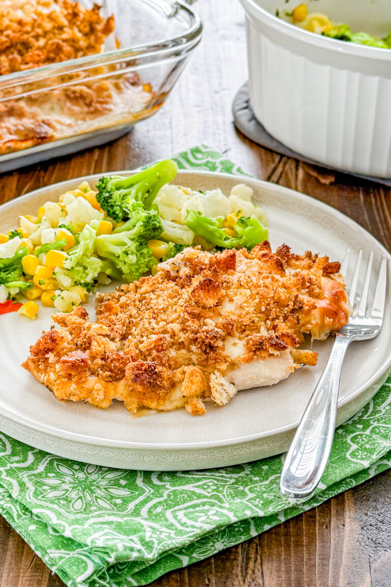Baked Crispy Caesar Chicken
