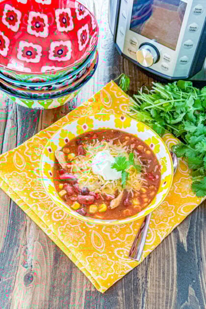 chicken taco soup instant pot