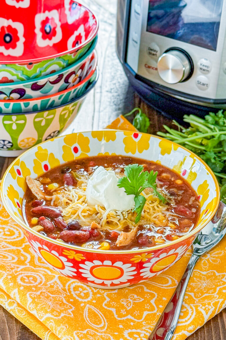 Instant Pot Chicken Taco Soup