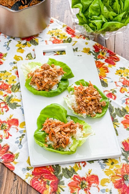 thai lettuce wraps turkey