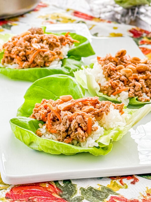 Thai Turkey Lettuce Wraps