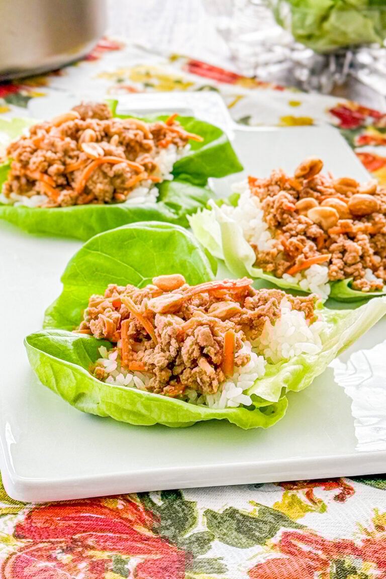 Thai Turkey Lettuce Wraps