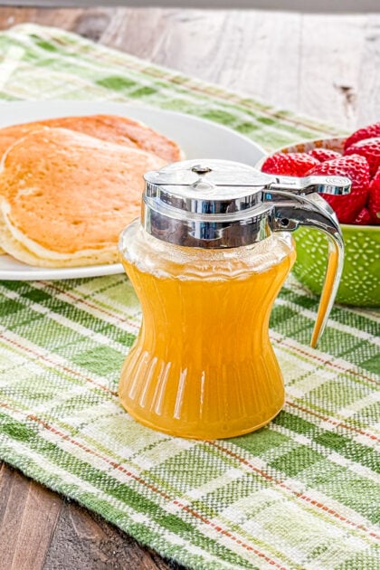 buttery blonde homemade syrup