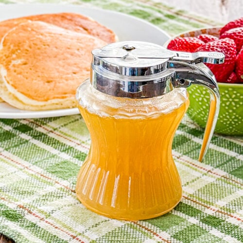 buttery blonde homemade syrup