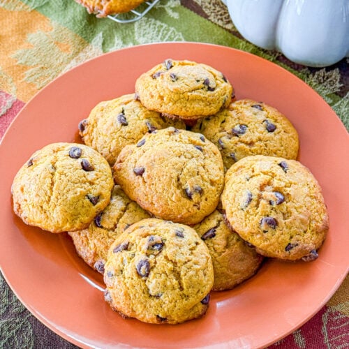 chocolate chip pumpkin cookies