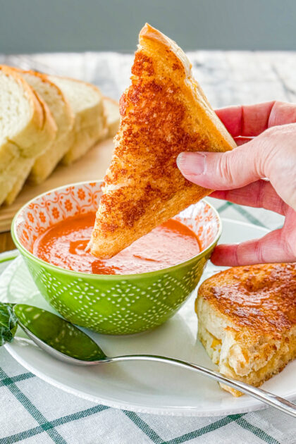 Parmesan Crusted Grilled Cheese