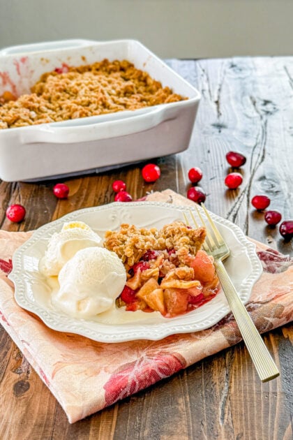 apple cranberry crisp recipe