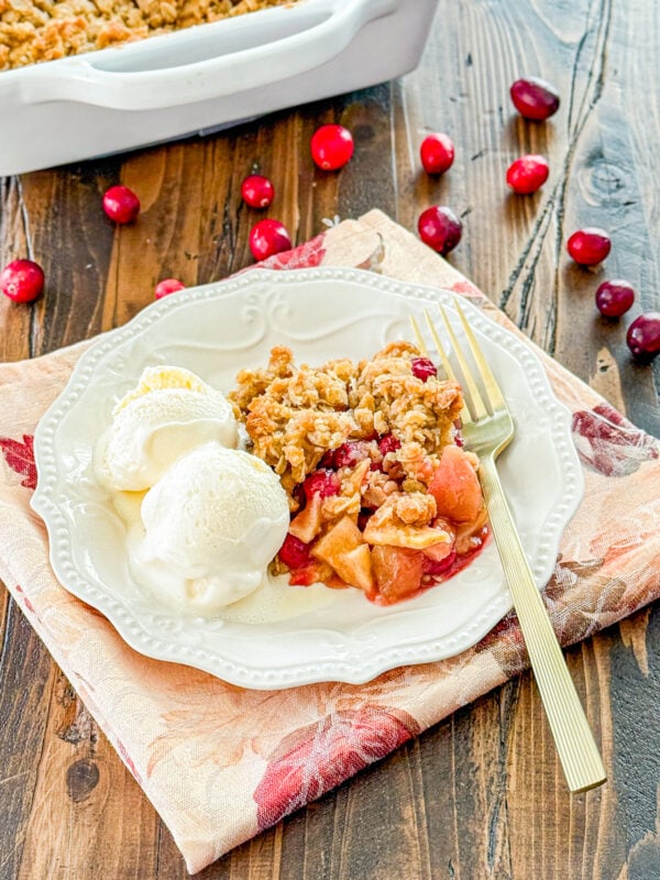 Apple Cranberry Crisp