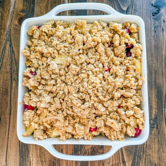 cranberry apple crisp