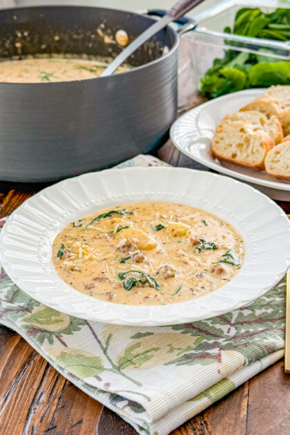 Creamy Sausage and Gnocchi Soup