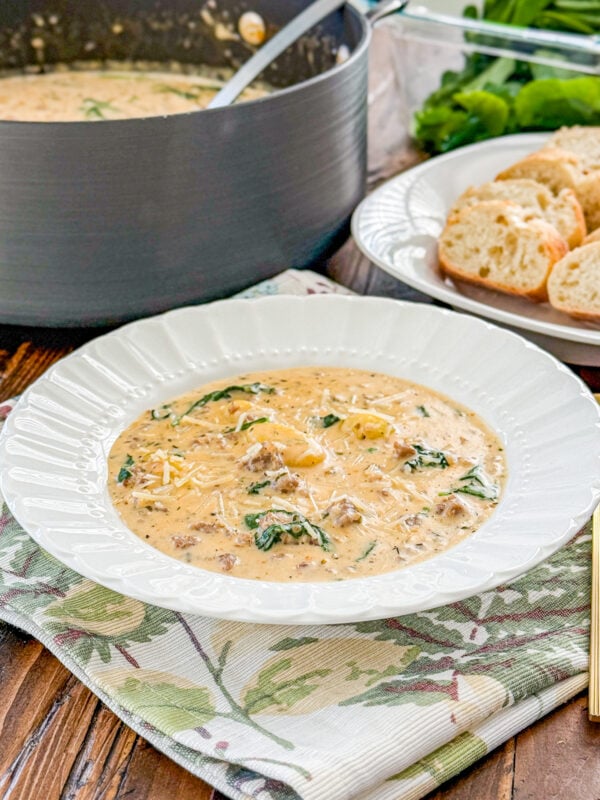 Creamy Sausage Gnocchi Soup