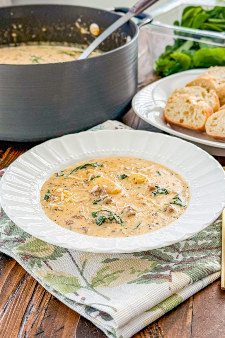Creamy Sausage and Gnocchi Soup