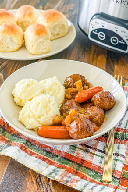 Easy Frozen Meatball Pot Roast