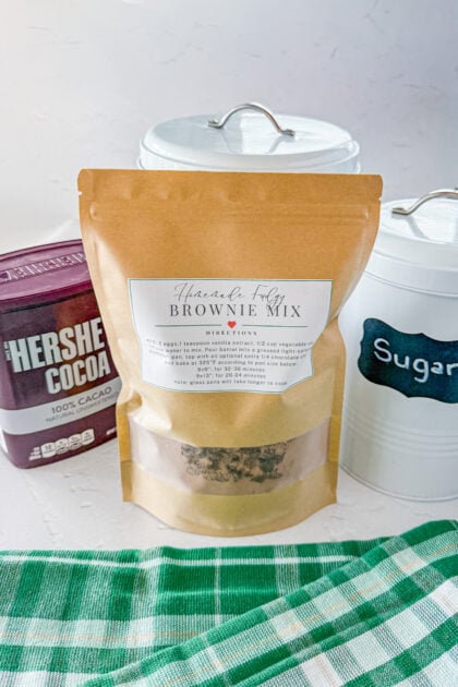 homemade brownie mix