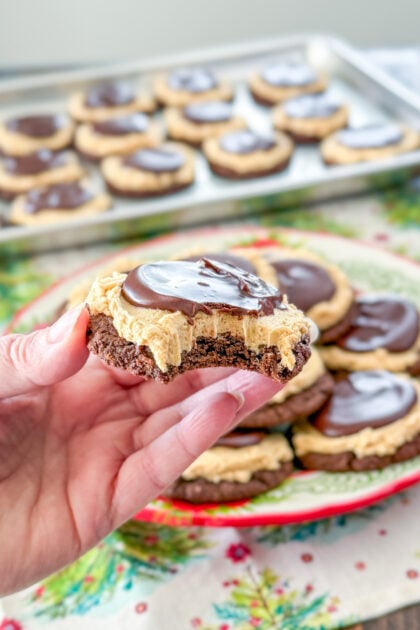 buckeye brownie cookies