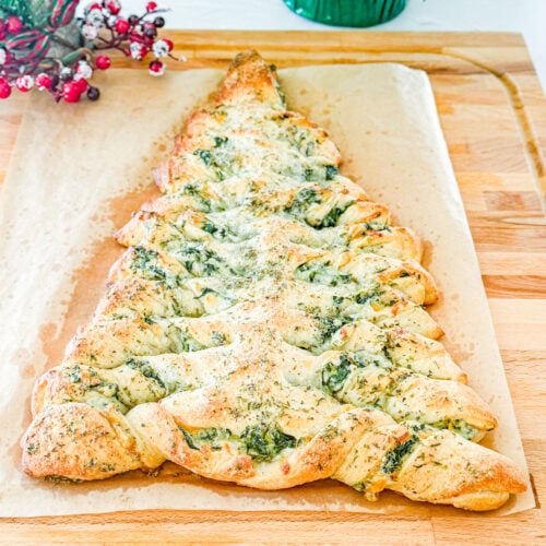 christmas tree spinach dip breadsticks recipe