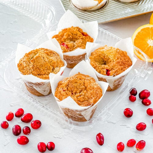 cranberry and orange muffins
