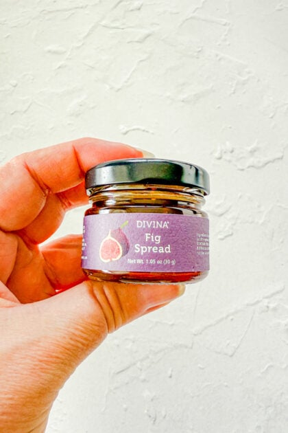 fig spread for goat cheese appetizer