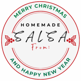 Salsa Christmas Gift Label