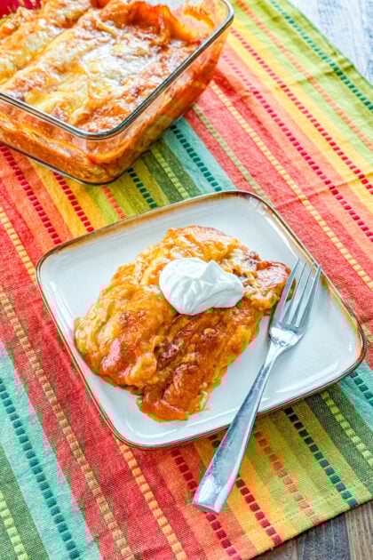 freezer ahead chicken enchiladas