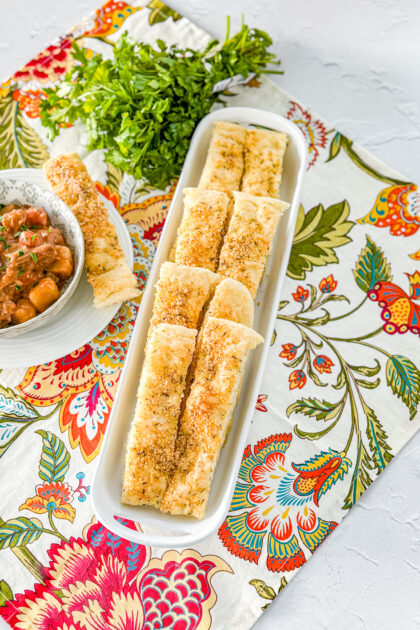 sheet pan breadsticks