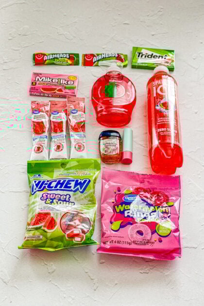 watermelon items for one in a melon gift